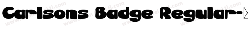 Carlsons Badge Regular字体转换